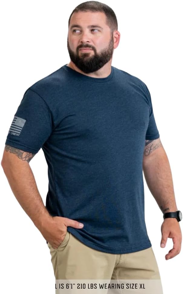 Patriot Crew Men's Fresh T-Shirt, American Graphic Tee, Patriotic, USA & Freedom Style Shirt