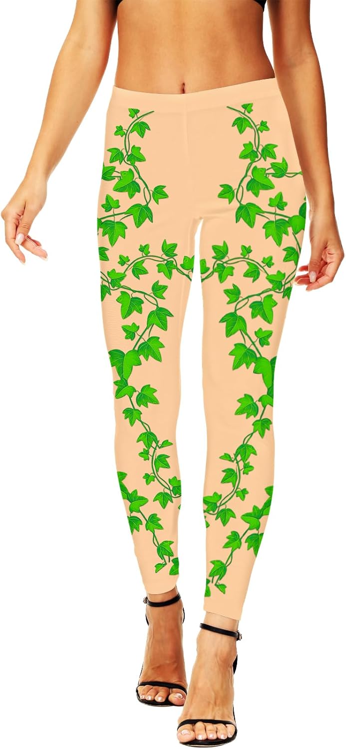 AOBUTE Women's Halloween Leggings Stretchy Printed Legging Tights